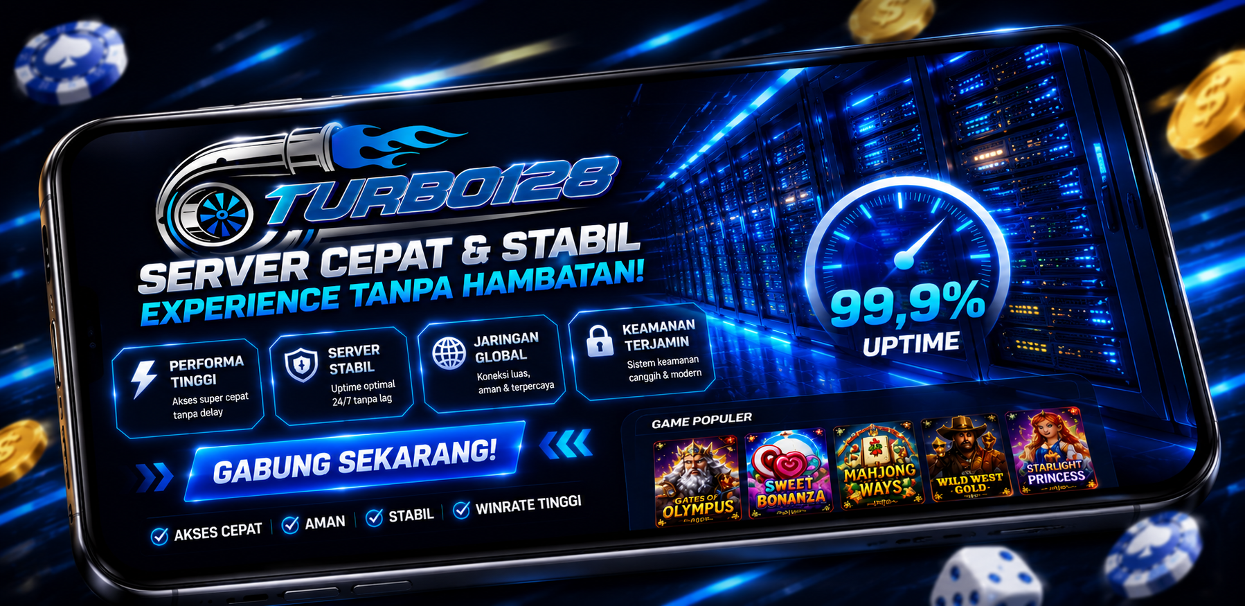 Server Cepat dan Stabil TURBO128
