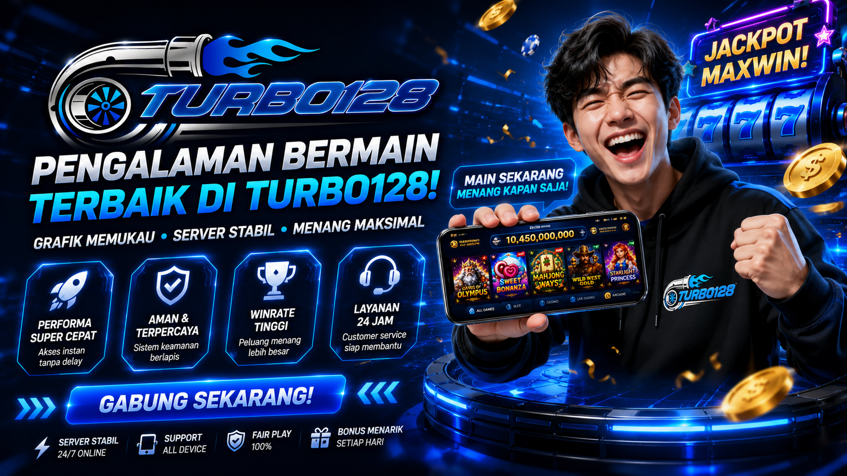 Pengalaman Bermain Terbaik di TURBO128
